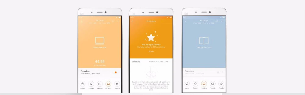 Английская версия Xiao mi лампа умный светодиодный настольный светильник Светодиодная лампа Xiaomi смартфон приложение дистанционное управление с mi Home 4 светильник ing режимы