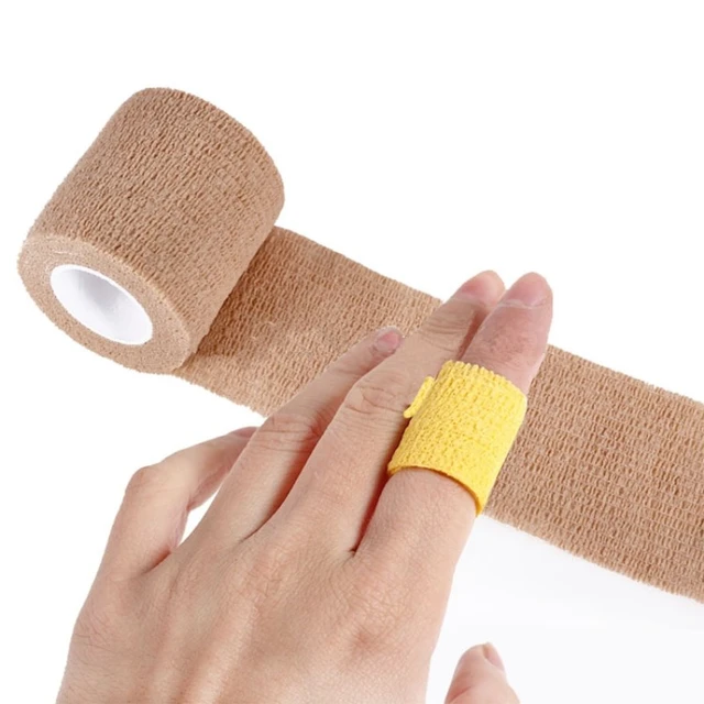 1/5/10 Rolls Disposable First Aid Wound Dressing Tear Resistant Bandage  Roll Fixation Absorbent Cotton - AliExpress