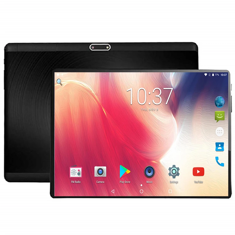 2.5D glass Tablet PC 10 inch Android 7.0 4GB RAM 64GB ROM Dual Cameras