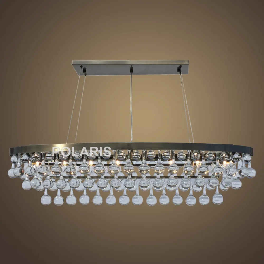 Factory Outlet Modern Crystal Chandelier Lighting Oval Chandeliers