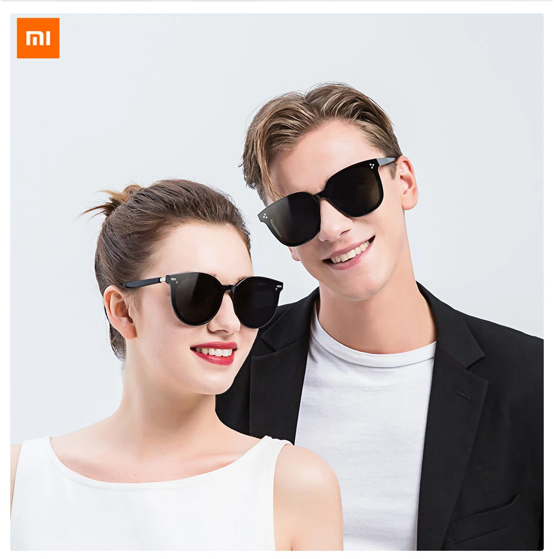 

New Xiaomi Mijia Youpin ANDZ trend plate sunglasses Block UVA/U high quality translucent sheet