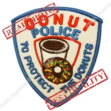 Новинка Пончик для защиты пончиков аппликация пришить на вышитом железе на патч эмо, гот Панк индивидуальные нашивки