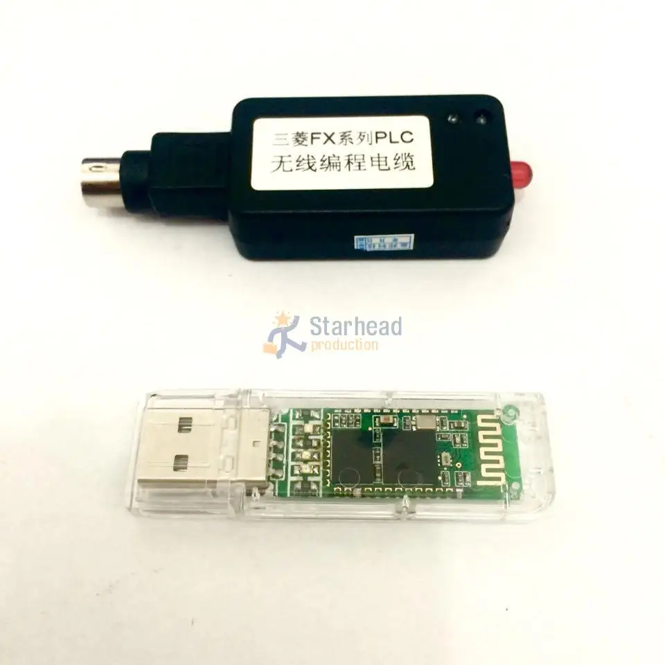 30M Wireless Bluetooth Programming Cable for Mitsubishi FX series PLC replace USB-SC09-FX Support WIN7/8