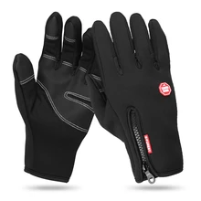 Зимние теплые мягкие перчатки, перчатки для сенсорного экрана, зимние спортивные флисовые перчатки для бега, походов, катания на лыжах, альпинизма, велоспорта