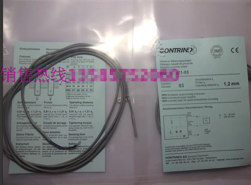 

Original new 100% special selling high-precision new inductance sensor DW-AD-621-03 proximity switch
