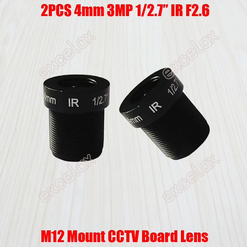 4mm 3MP 1-2.7 M12 Lens M12-4IR(3MP)-C (2)2