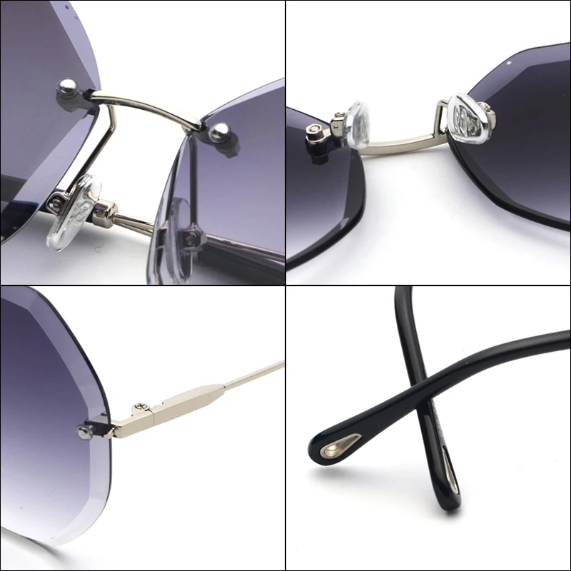 Octagon Sunglasses Women Fashion detaail (11)