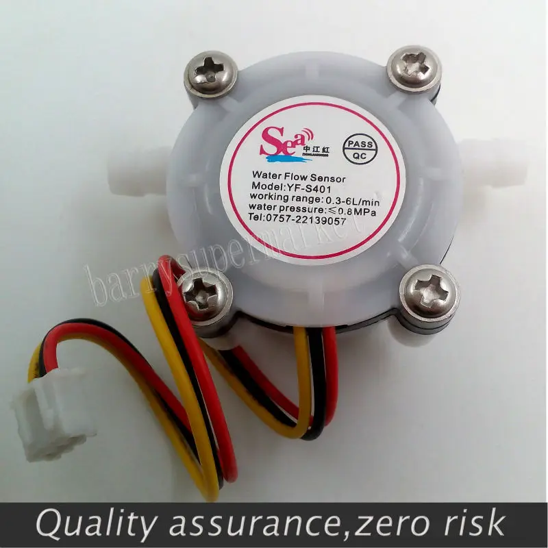 10PCS Water Coffee Flow Sensor Switch Meter Flowmeter Counter flow