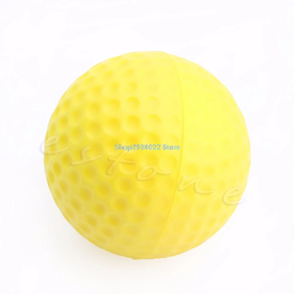 OOTDTY 10 шт. ПУ пены Мячи для гольфа желтая губка эластичная для комнатных и уличных игр обучение поддержка прямых поставок