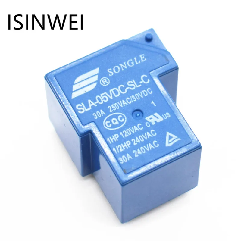 

Power Relays SLA-05VDC-SL-C 5V 6Pin PCB Relay 30A T90