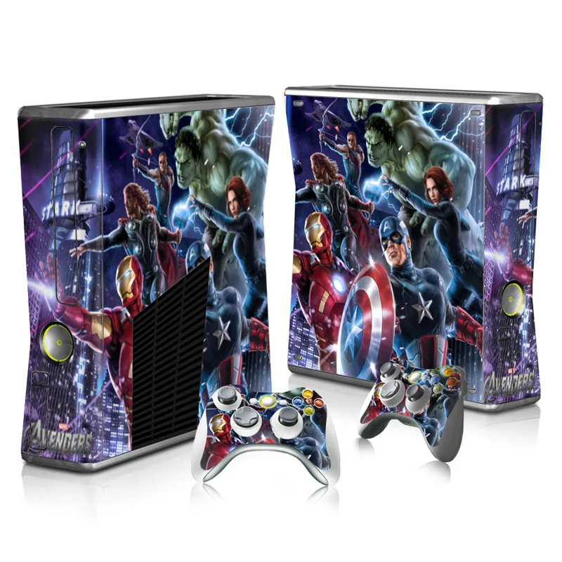 

The Avengers style game stickers Vinyl Skin Sticker Decal for Xbox 360 slim