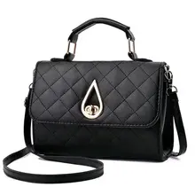 Designer Brand bag ladies quality PU leather handbag dress solid shoulder bag mini bag lady messenger wallet and handbag 2017