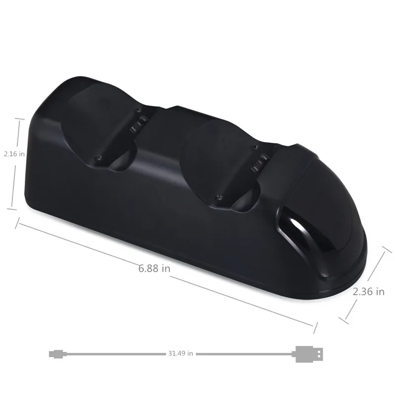 DOBE PS4 контроллер Джойстик ручка USB зарядное устройство Подставка Быстрая Зарядка Док-станция геймпад для Playstation 4 PS4 Slim Pro Stand