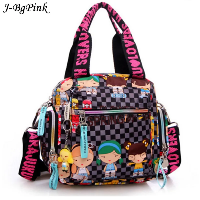 New Harajuku Doll Waterproof Nylon Handbag Las Bag One Shoulder New Harajuku Doll Waterproof Nylon Handbag Las Bag One Shoulder Cross Body Bags Handbags Mom In From Luggage On Aliexpress