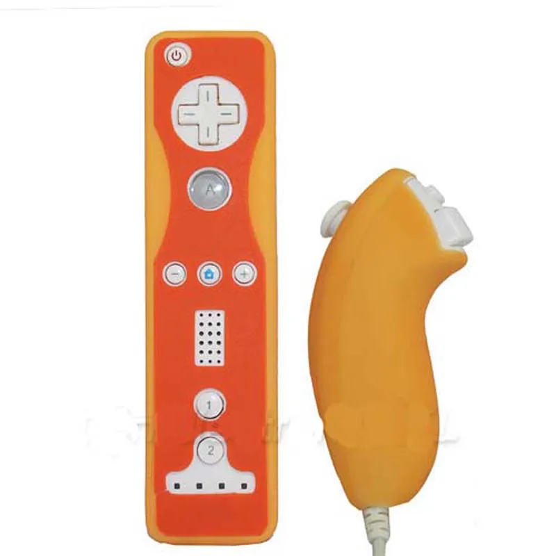 Protective Double Color Silicone Case Cover For WII Nunchucks and