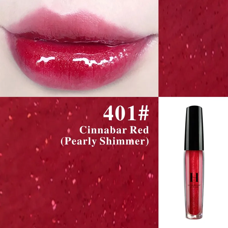 HENLICS Ultra Brilliant Lustre Lip Gloss 10 Colors Sexy Liquid Lipstick Waterproof Long Lasting Shimmer Lip Gloss (4)