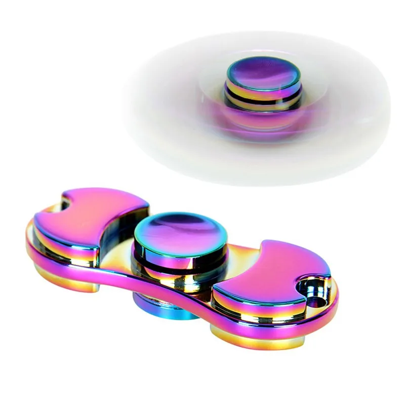

EDC Hand Spinner Finger Fidget Toy For Autism Rotation Time Long Anti Stress Toys RZ1
