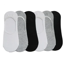 

1 Pairs Men Cotton Socks Summer Breathable Invisible Boat Socks Nonslip Loafer Ankle Low Cut Short Sock Male Sox for Shoes