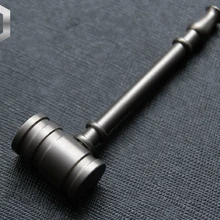 EDC матовая ручная работа титановый сплав портативный мини труба без фильтра держатель для сигарет