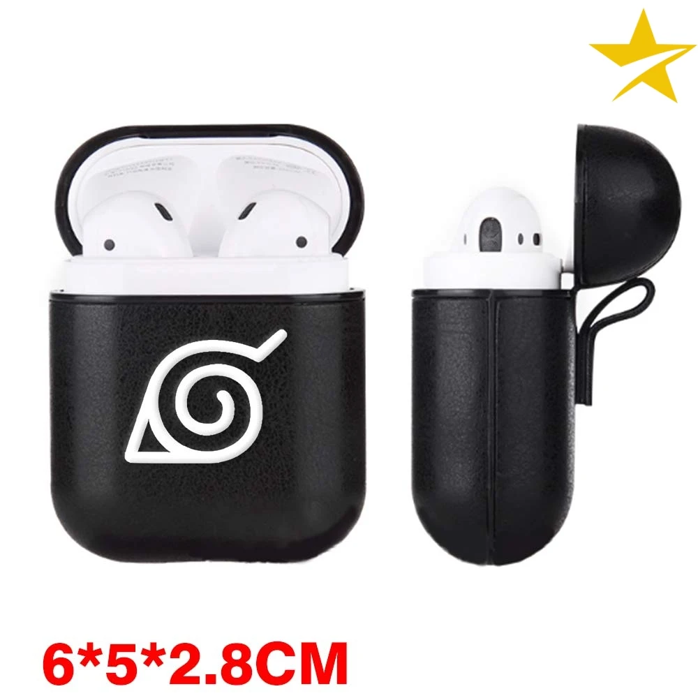 Наруто Uzumaki Uchiha Airpods чехол беспроводной Bluetooth наушники коробка для наушников