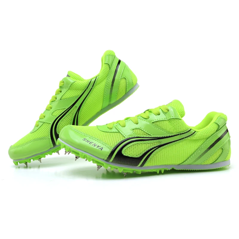 2018 sports running shoes for men spike running spikes athletics sprint spikes male female nails training breathable sneakers