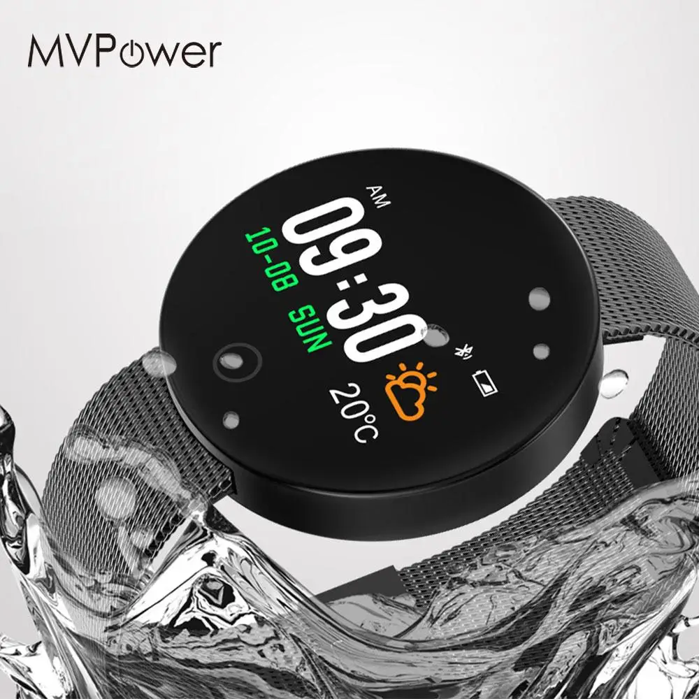 Мода Смарт часы Смарт Браслет smat браслет Приборы для измерения артериального давления Мониторы погоду Дисплей Bluetooth OLED Цвет Экран 0.96 дюймов