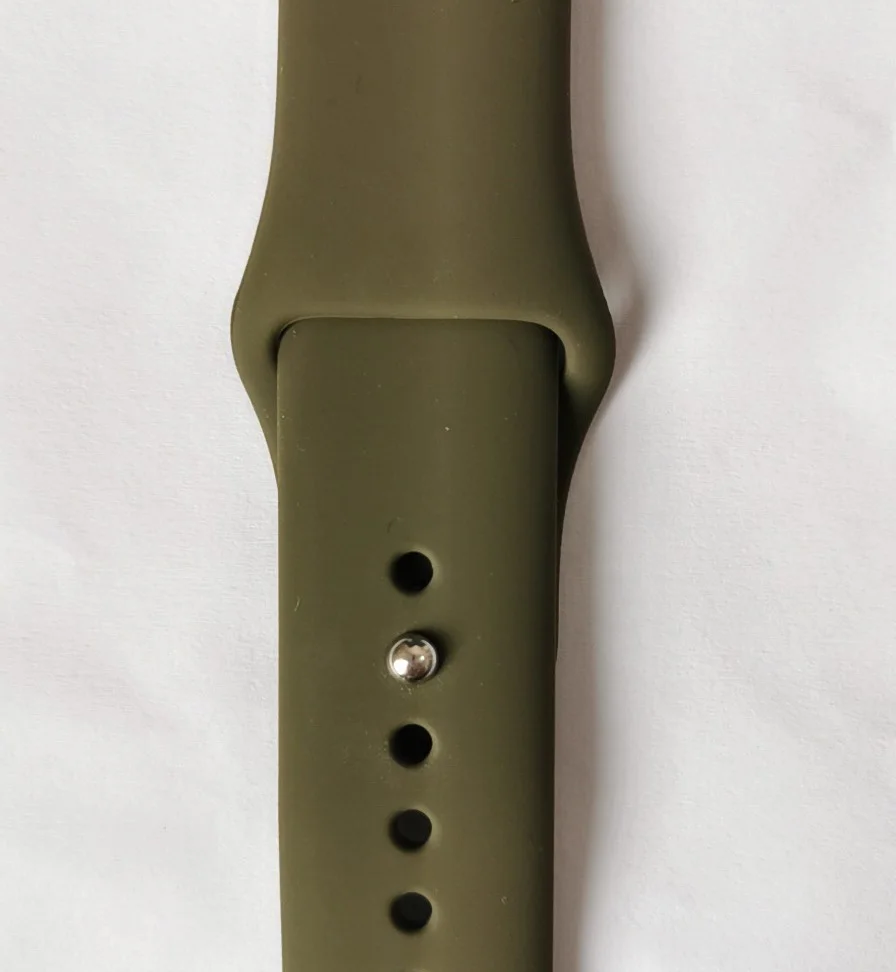 Цветной мягкий силиконовый ремешок для iWatch, спортивный ремешок для Apple Watch, сменный ремешок для Apple Watch 42 мм - Цвет ремешка: 43. Olive