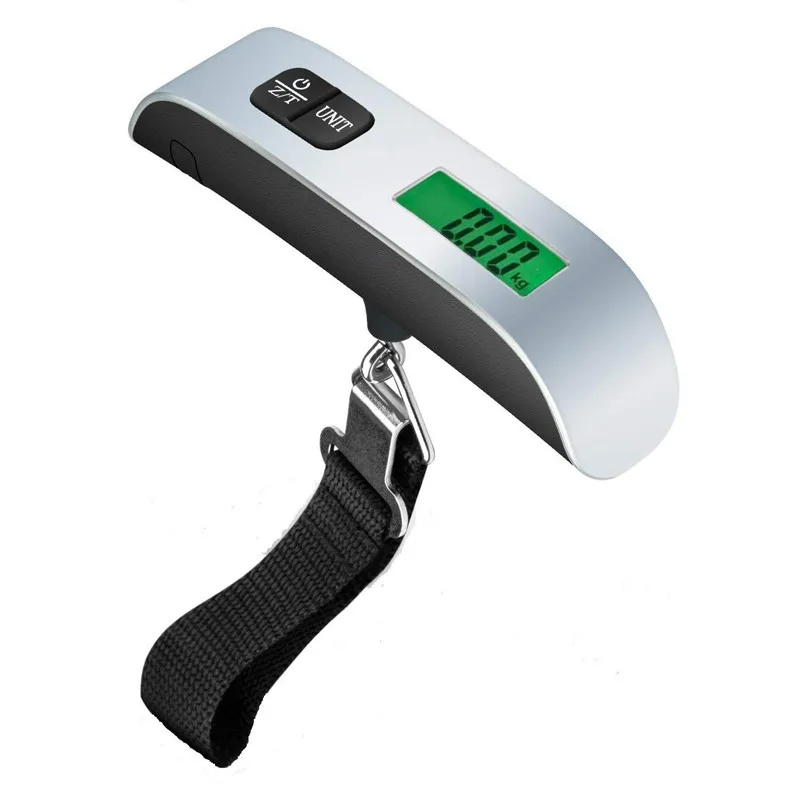 

110lb/50kg Scale Electronic Digital Portable Suitcase Travel Scale Weighs Baggage Bag Hanging Scales Balance Weight LCD
