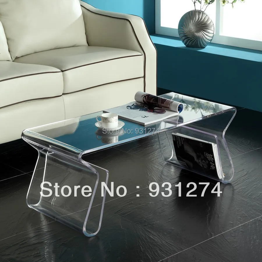 Acrylic Coffee Table with Magazine Rack/Acrylic End Table/Plexi Tea Table with Magazine Holder/Acrylic Furniture Acrylic Coffee Table with Magazine Rack/Acrylic End Table/Plexi Tea Table with Magazine Holder/Acrylic Furniture