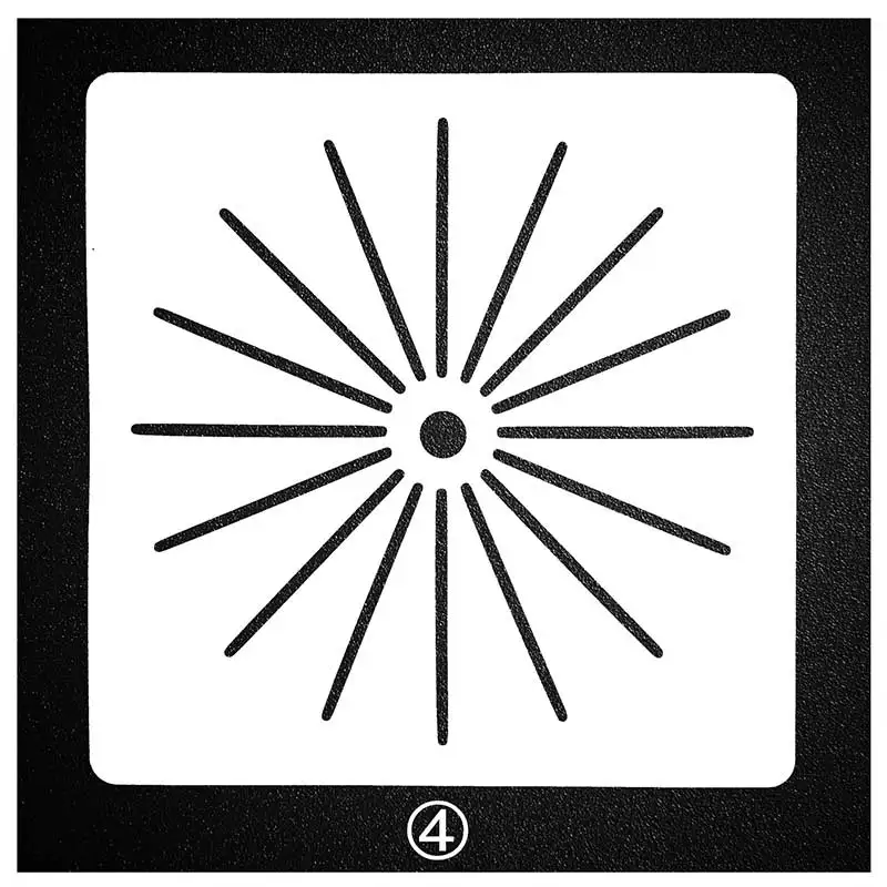 

Creative Halo Line Dot Stencils For Painting Scrapbooking Stamp Cake Decorating Tool Embossing Paper Card Album DIY Decoration