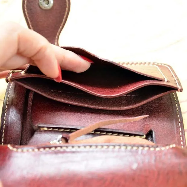 Genuine leather wallet 9