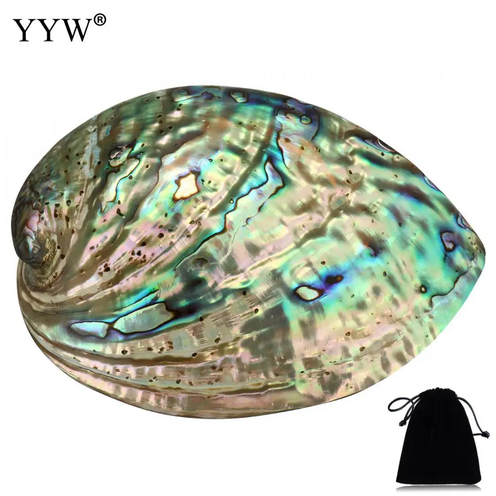 90x120x39 мм большая раковина Abalone (4-5 &quot) Радужная разноцветная овальная миска для