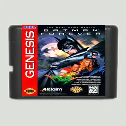 Бэтмен навсегда 16 бит MD игровая карта для sega Mega Drive для Genesis