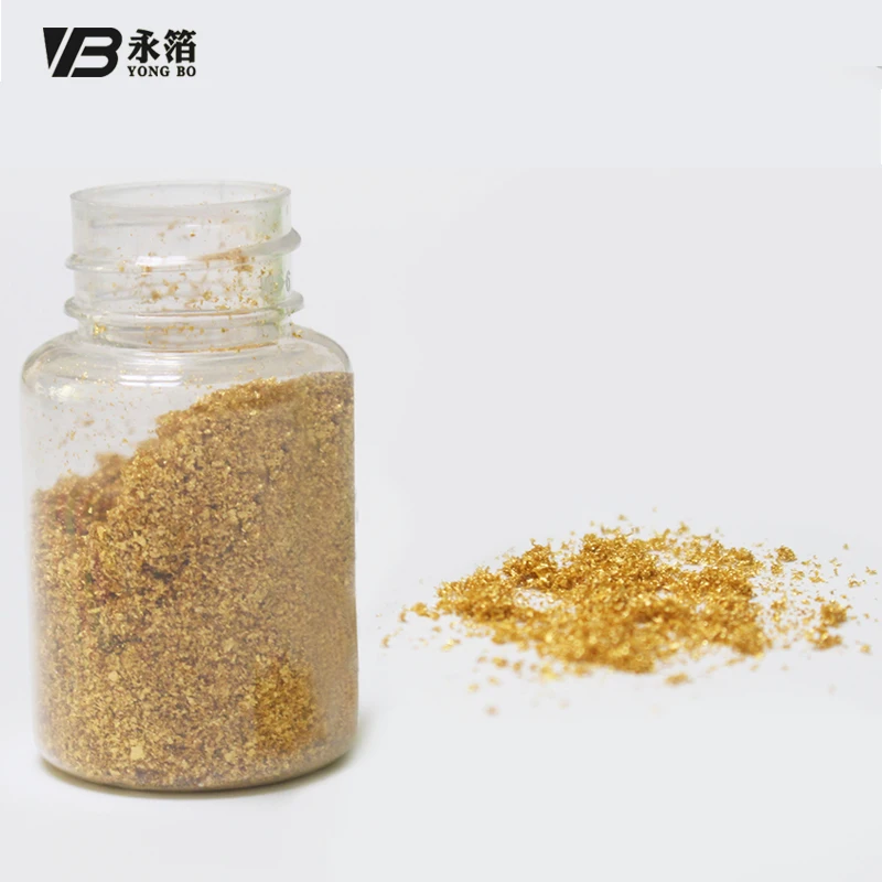 1g one bottle 24k thin edible gold leaf flake, gold dust, food grade