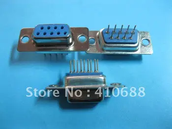 

D-Sub 9 pin Female PCB Connector DIP 400 Pcs Per Lot Hot Sale HIGH Quality