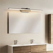 0,4 м-1 м светодиодный минималистичный зеркальный светильник, настенный светильник с регулировкой, современный сконус, внутреннее освещение для ванной комнаты, алюминий