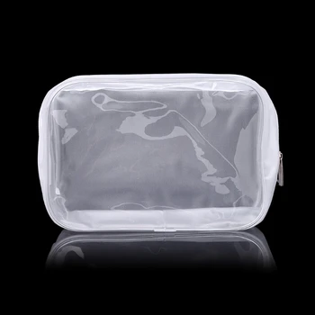 

Women Fashion PVC Cosmetic Bag Portable Toiletry Pouch Transparent Waterproof