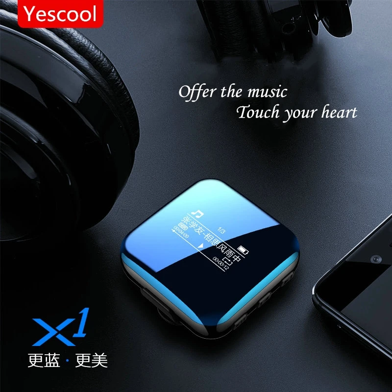 X1 Bluetooth мини hifi lossless спортивный USB MP3 музыкальный плеер Диктофон для бега Walkman LRC Быстрая зарядка клип