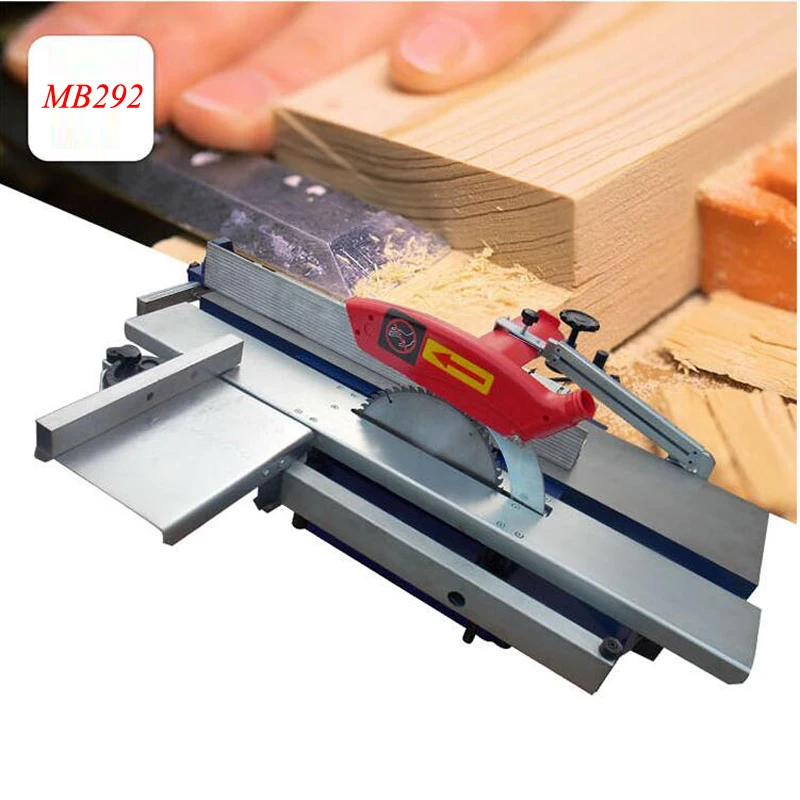 3 in 1 Multi-function Woodworking Machinery Planer 220V 1500W Electric Drill Bench Planer Woodworking Saw Machine MB292