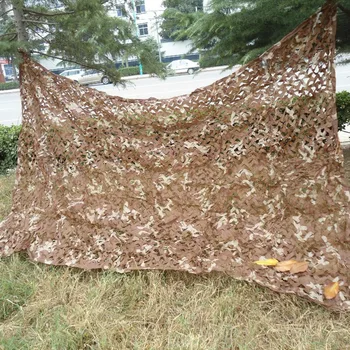 

2M X 3M Desert Military Camouflage Net Camo Cover Sports Tent Army Jungle Netting for Camping Hunting Hiking