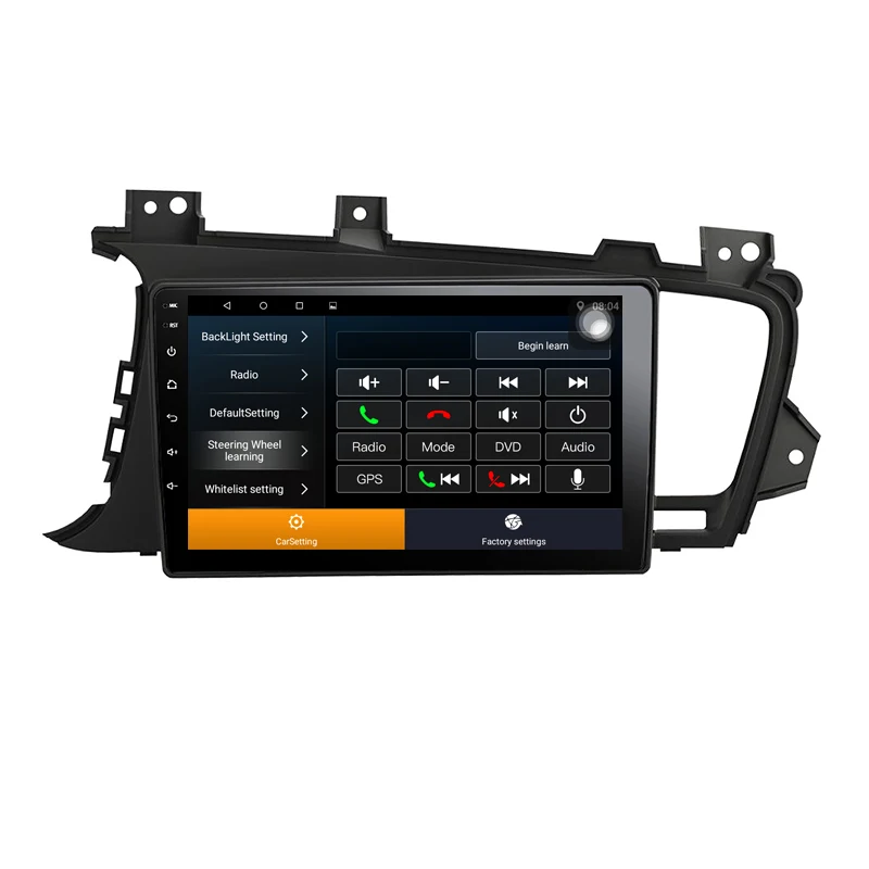 Discount Android 9.1 Car DVD Player Radio GPS Navigation System stereo For Kia K5 2011 2012 2013 with Bluethooth Wifi 3G 1