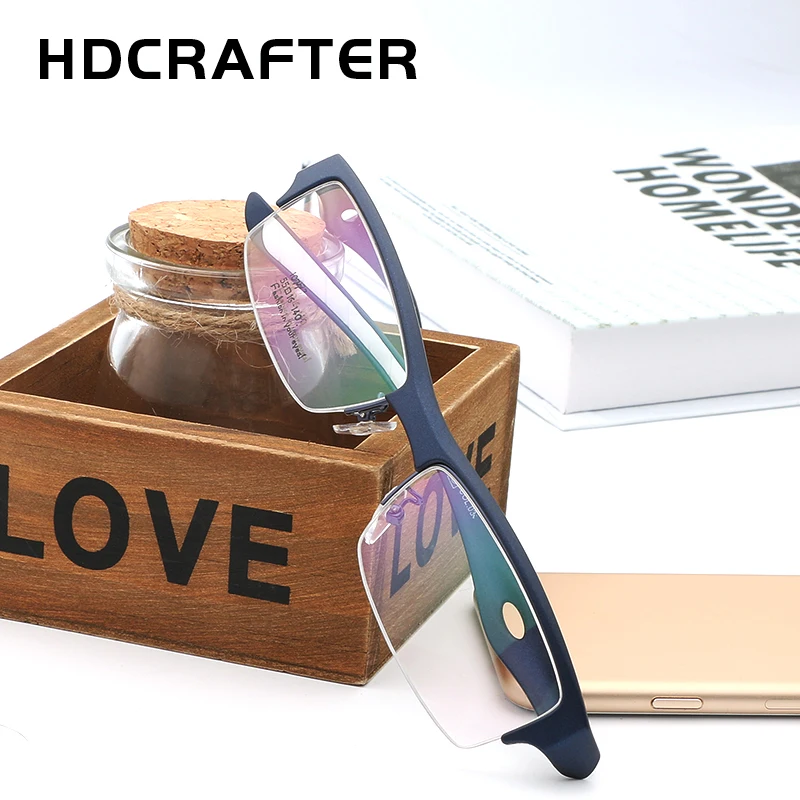HDCRAFTER спортивные очки для близорукости, оправа для мужчин tr90, оптические очки, оправа для компьютера, очки для чтения, оправа