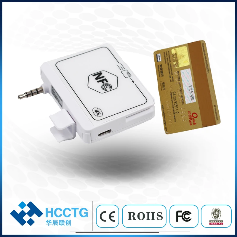 ACS ACR35 NFC аудио разъем считыватель магнитных карт/мобильный телефон считыватель кредитных карт с бесплатным SDK