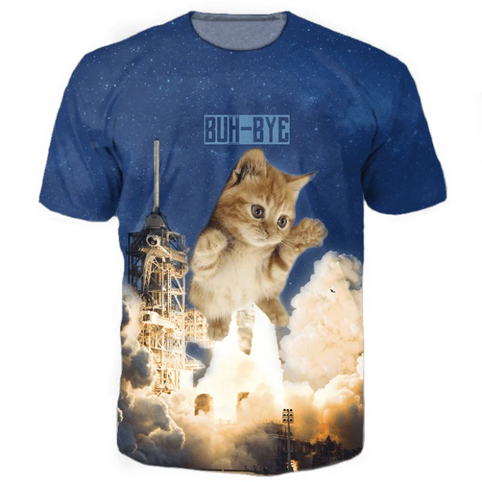 3 d cat shirts