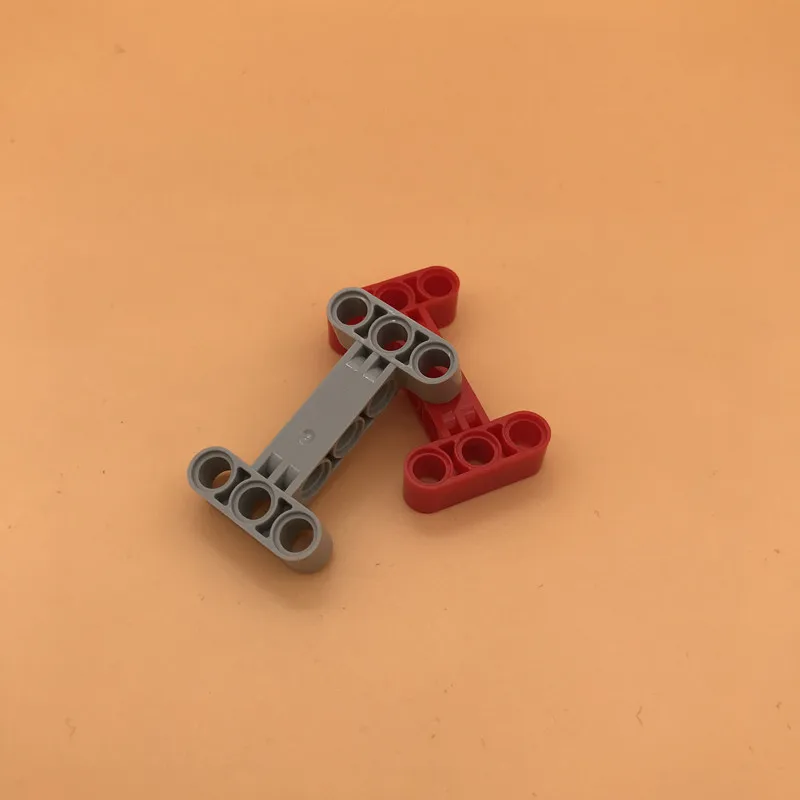 

10PCS/LOT MOC Technic Liftarm Building blocks compatible with technology 14720 6055519 3x5 H-shaped frame with holes legoes