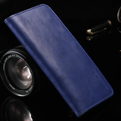 FLOVEME Ретро Кожаный чехол-кошелек, сумка для iPhone X XS MAX XR, мягкий чехол со слотом для карт для samsung S10 S9 S8 Plus, кожаный чехол - Цвет: blue