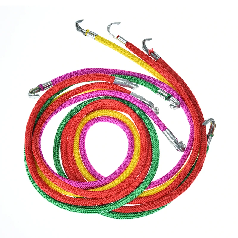 Bike Luggage Carrier Stretch Elastic Cord Hooks Rope For Car Bicycle