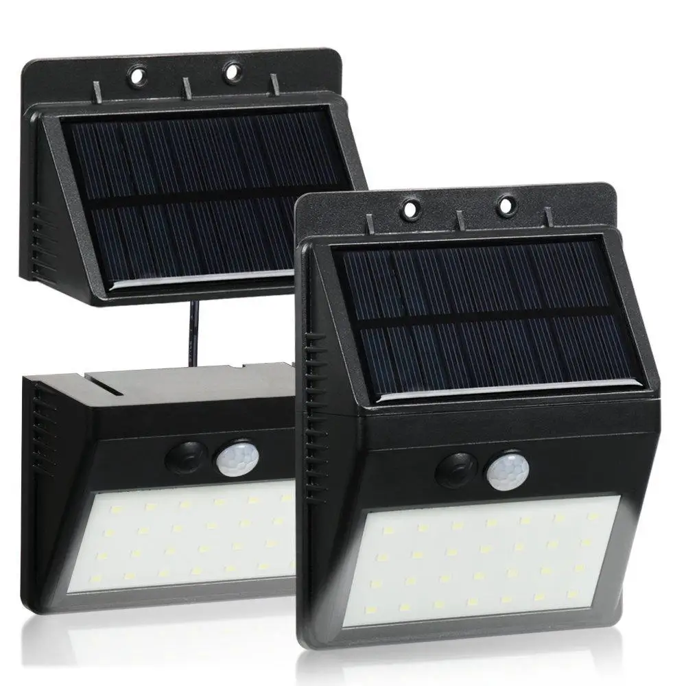 

28 LED Solar PIR Motion Sensor Security Lamp Separable 3 mode Wall Light for Outdoor Garden Yard
