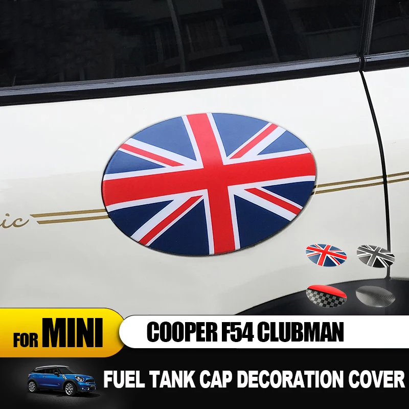 

Car-styling Tank Cap Protective Sticker Union Jack Fuel Tank Cap Sticker Cover for BMW Mini Cooper F54 Clubman Car Accessories