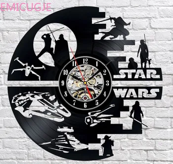 

Home Decor 3D Hanging Watches Duvar Saat Reloj de pared Creative Clock CD Vinyl Record Wall Clock